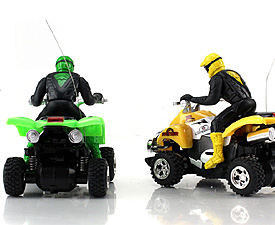 GPTOYS 1:52 4CH Mini RC ATV Motorcycle with lights