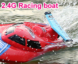GPTOYS 2.4G 2CH high speed racing boat with righting function