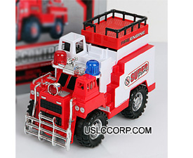 6CH RC lighting fire engine