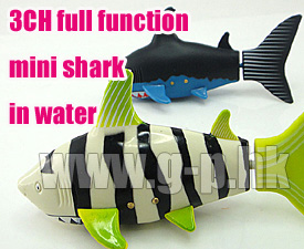 GPTOYS 3CH full function RC mini shark with PVC cola pot