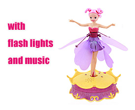 GPTOYS  2CH reaction control flying fairy with flash lights and music